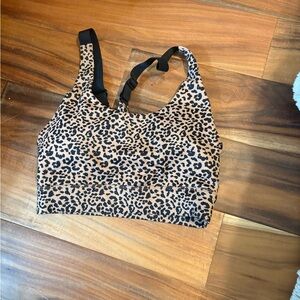 Allfenix Leopard Print Sports‎ Bra (0660)